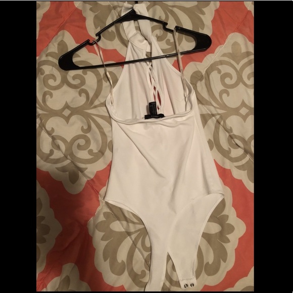 White Backless Onsie - Picture 2 of 2